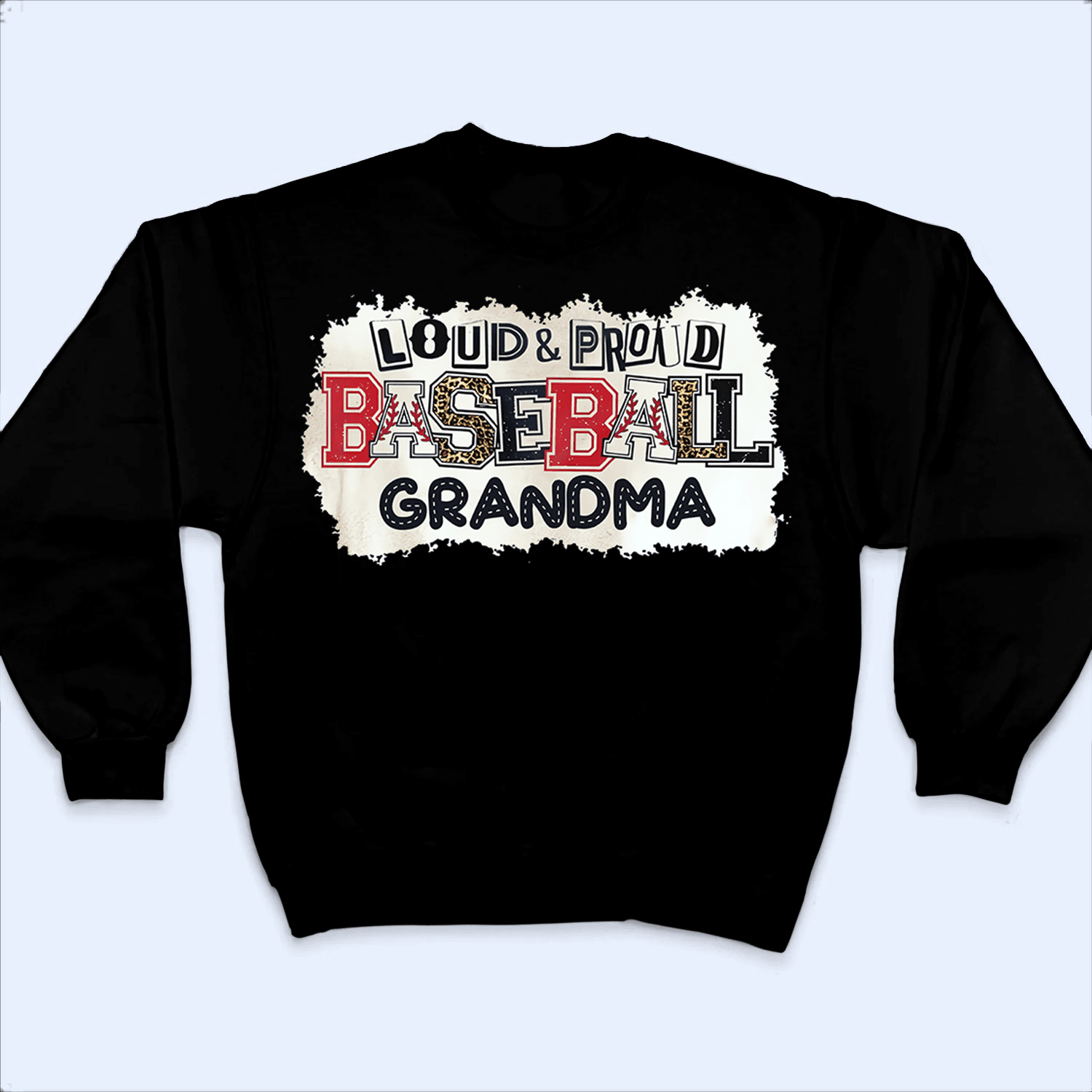 Loud And Proud Grandma Paper Pattern - Personalized Custom T Shirt - Birthday, Loving, Funny Gift for Grandma/Nana/Mimi, Mom, Wife, Grandparent - Suzitee Store