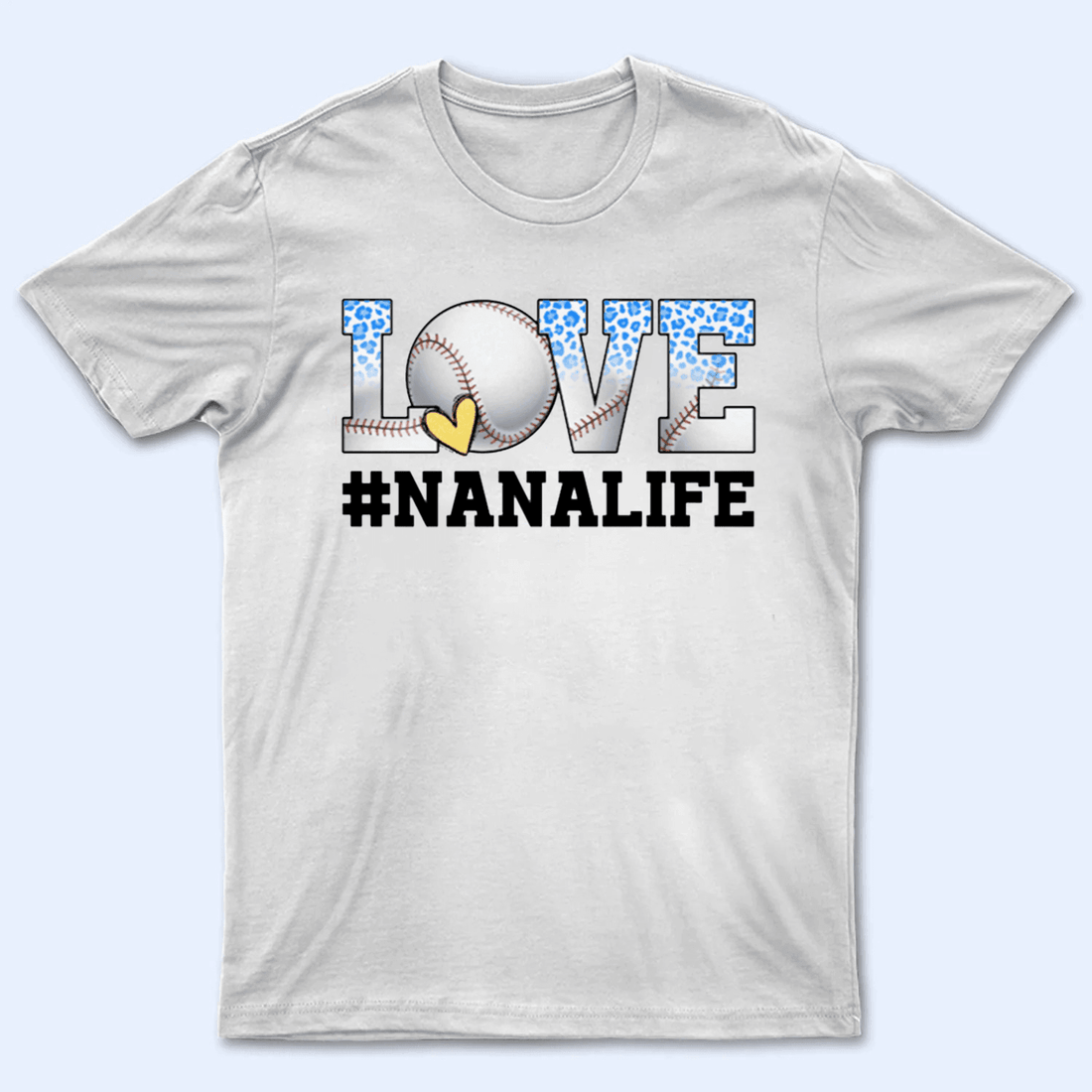 LOVE Sports - Personalized Custom T Shirt - Gift for Grandpa/Grandma, Mom, Dad, Grandparent - Suzitee Store