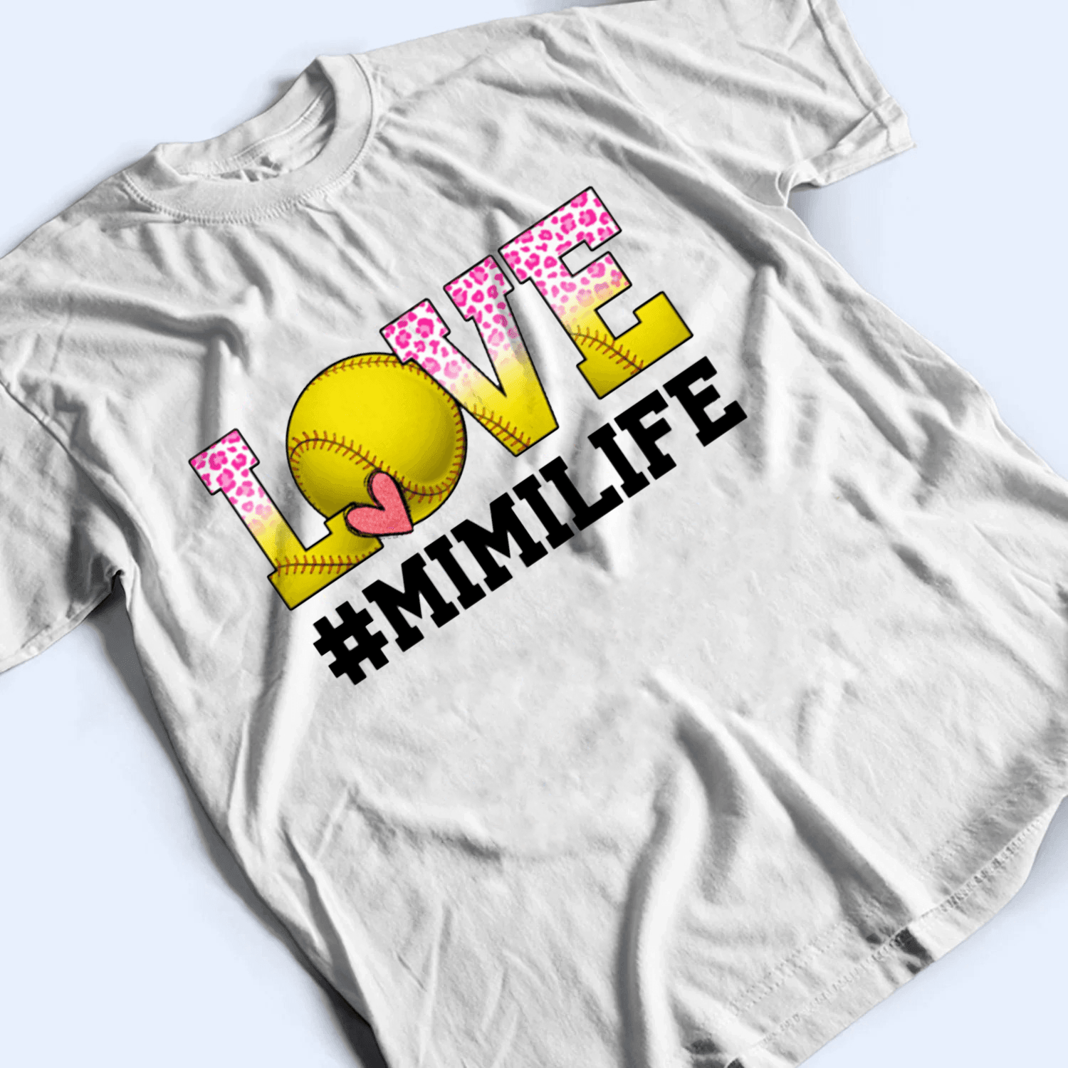 LOVE Sports - Personalized Custom T Shirt - Gift for Grandpa/Grandma, Mom, Dad, Grandparent - Suzitee Store