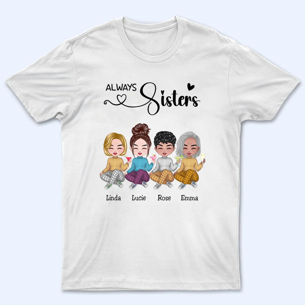 Sisters personalized t-shirt, main view