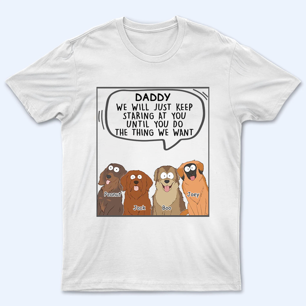 Personalized I Will Just t-shirt, main view