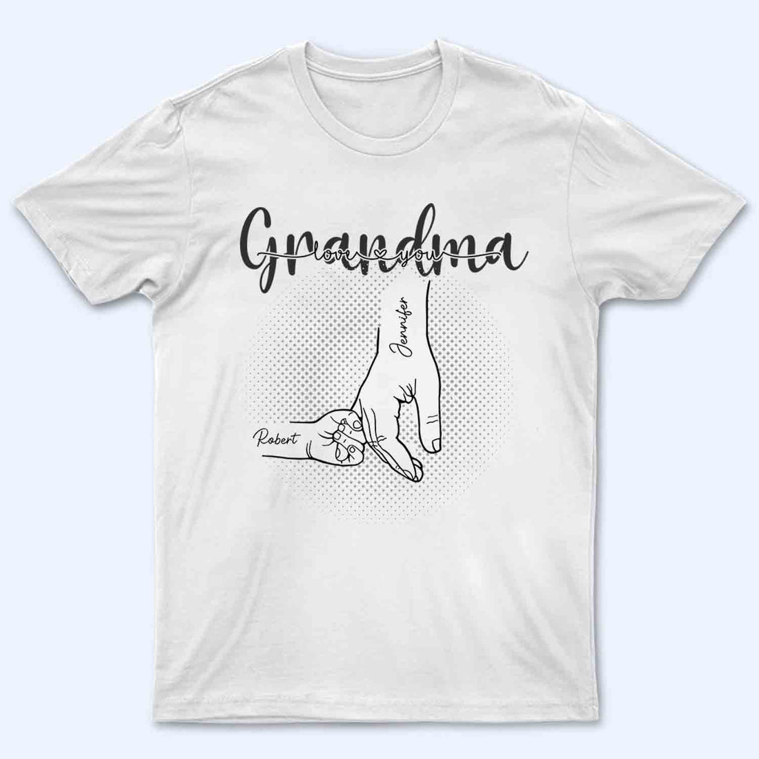 A Mother's Love Is Forever & Always - Personalized Custom Shirt - Mother's Day Gift For Mom, Mommy, Grandma, Nana, Mama