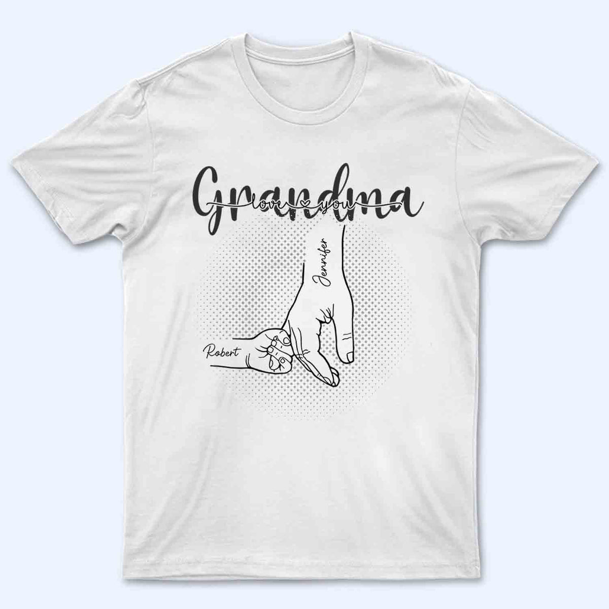 A Mother's Love Is Forever & Always - Personalized Custom Shirt - Mother's Day Gift For Mom, Mommy, Grandma, Nana, Mama