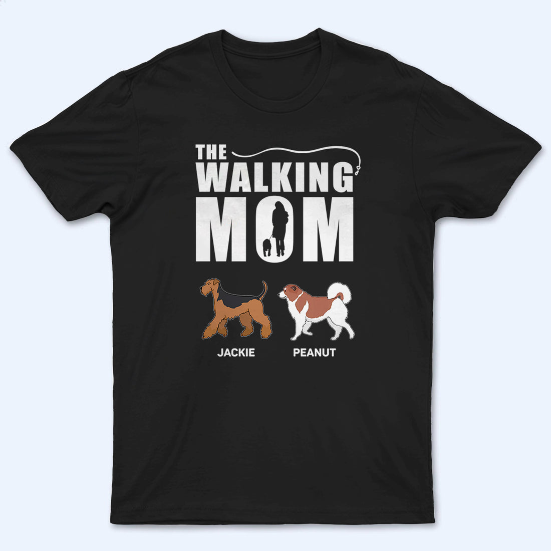 The Walking Dad personalized t-shirt, alternate view 2