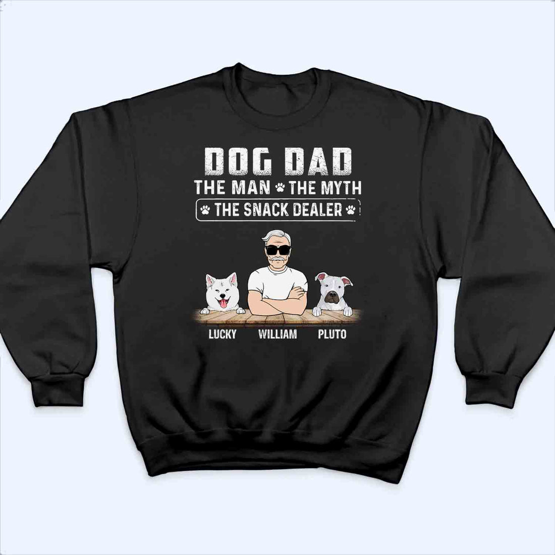 Personalized The Man The Myth The Snack Dealer t-shirt, alternate view 4