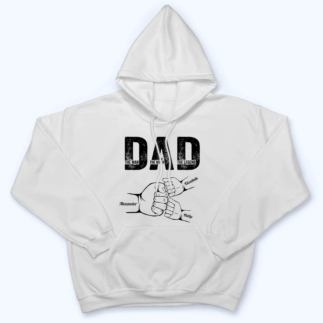 Personalized Dad The Man The Myth The Legend t-shirt, alternate view 6