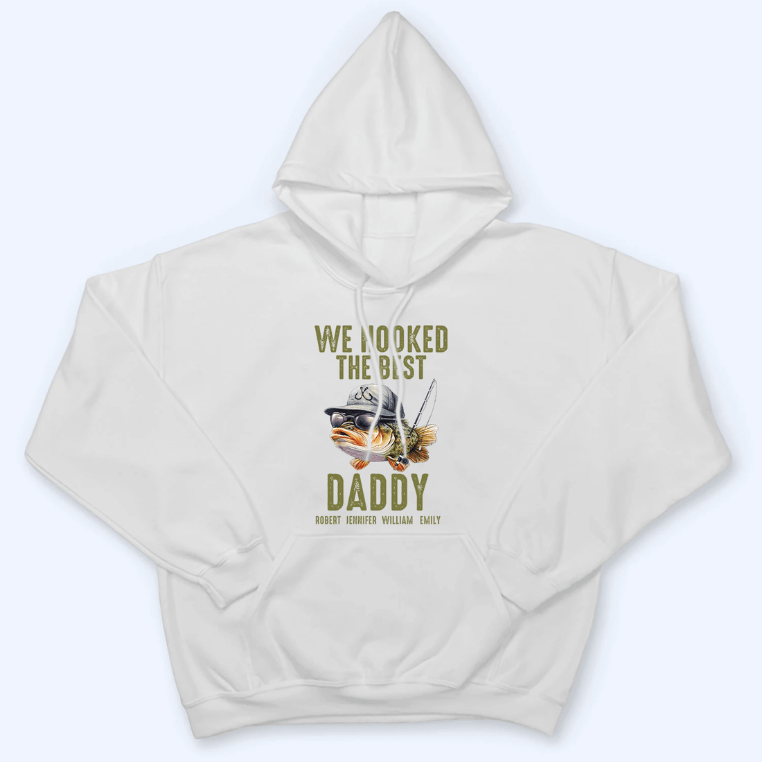 Personalized We Hooked The Best Daddy Fishing t-shirt, alternate view 6
