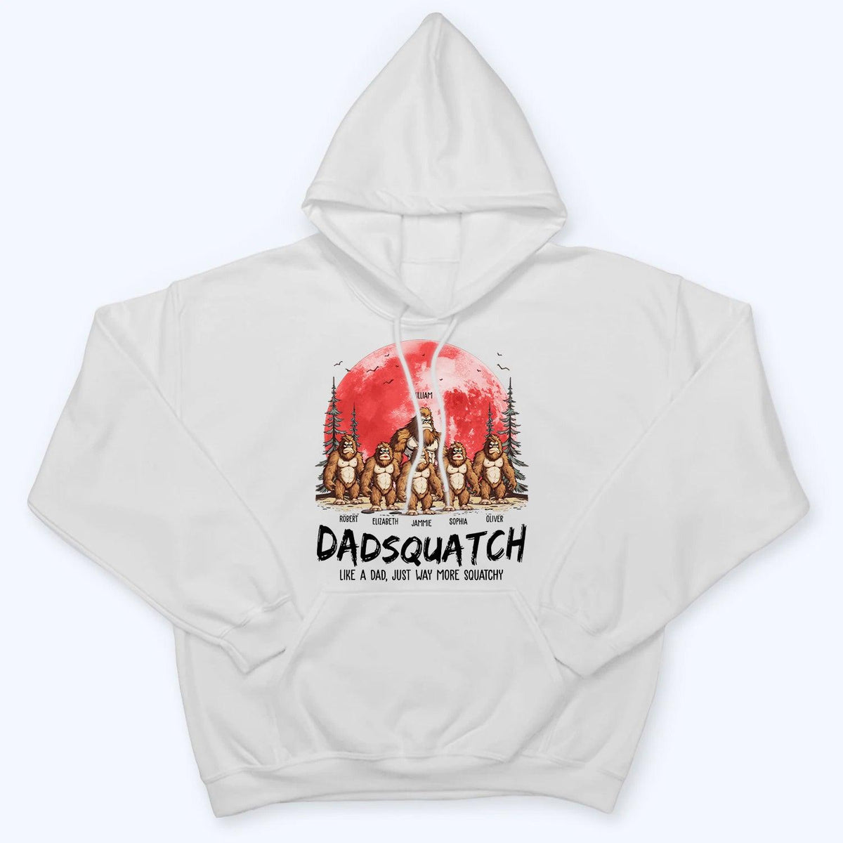 Grandpasquatch & Grandmasquatch - Personalized Custom T Shirt - Gift for Grandma/Grandpa, Mom/Dad/, Grandparent, Mother's Day, Father's Day - Suzitee Store