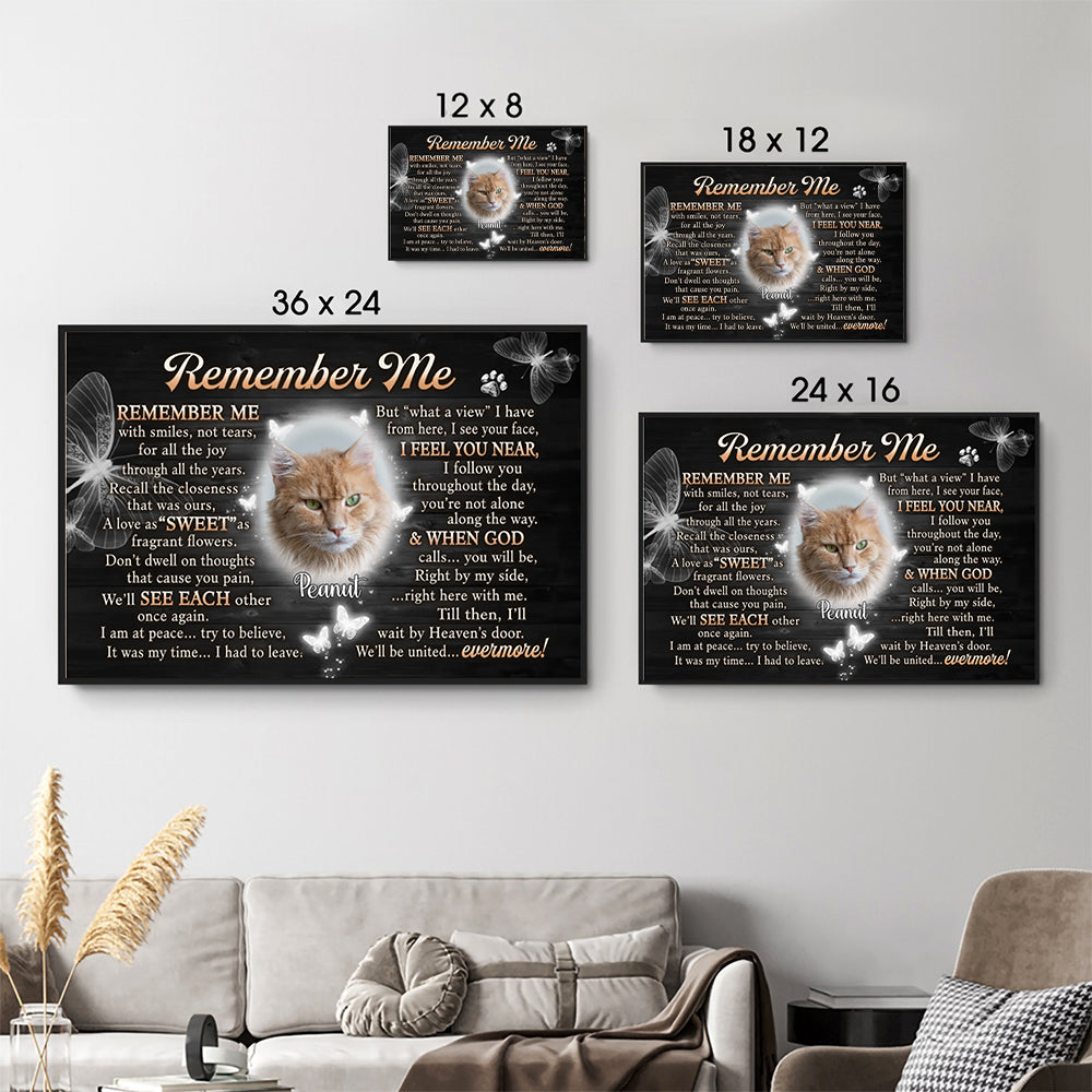 Custom Photo You Will Be Right By My Side - Personalized Poster/Canvas Prints - Memorial Gift For Dog Lovers, Cat Lovers, Pet Lovers
