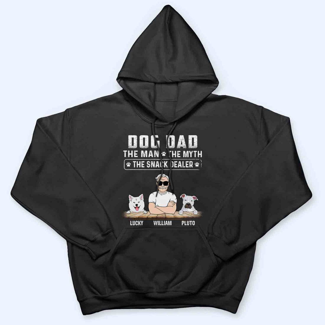 Personalized The Man The Myth The Snack Dealer t-shirt, alternate view 5