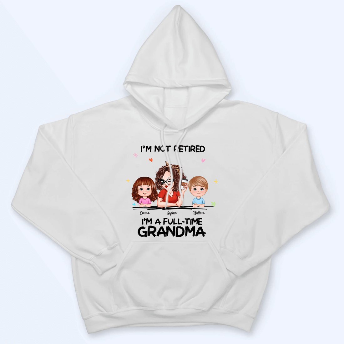 I'm Not Retired I'm A Professional Grandma personalized t-shirt, alternate view 5