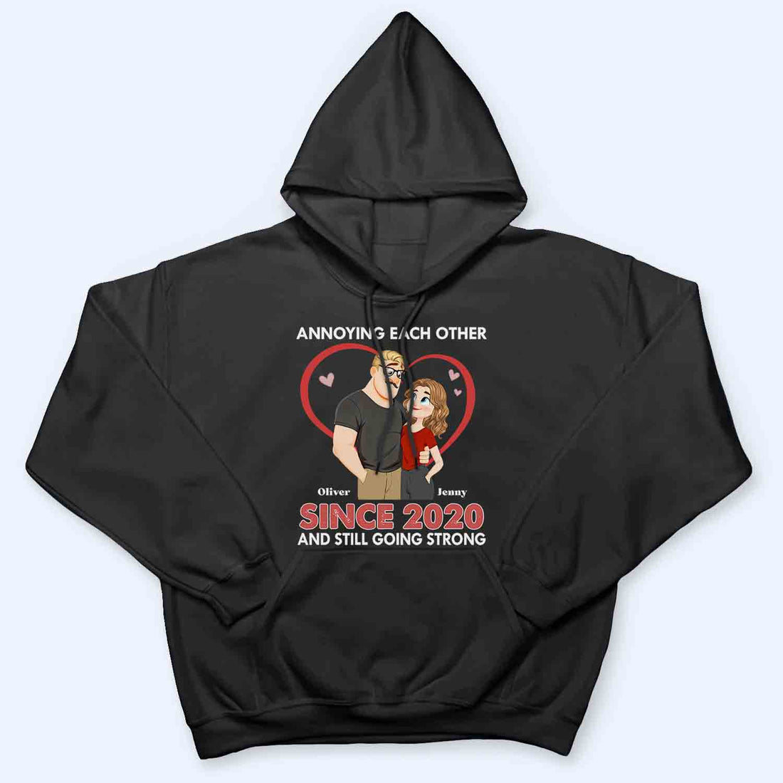 Personalized Annoying Each Other Forever Couple t-shirt, alternate view 5