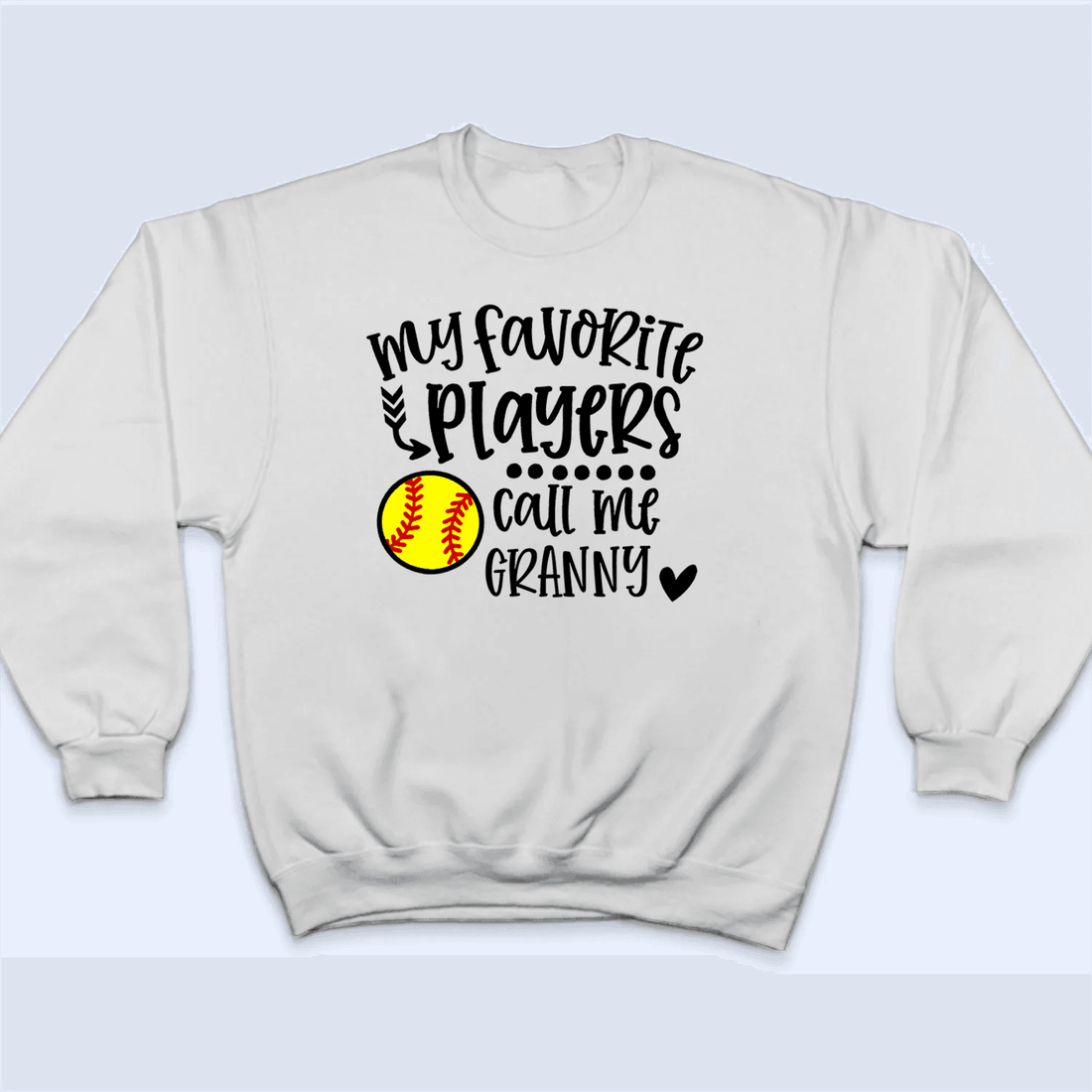 My favorite player calls me grandma - Baseball/ Softball/Football Personalized Custom T Shirt - Birthday, Loving, Funny Gift for Grandma/Nana/Mimi, Mom, Wife, Grandparent - Suzitee Store