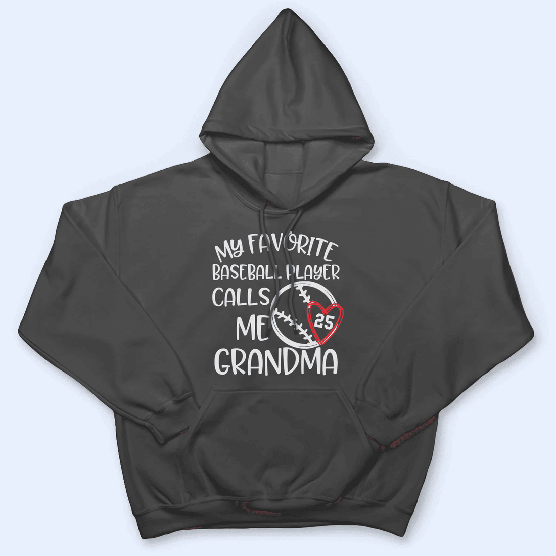 My Favorite Player Calls Me Grandma - Personalized Custom T Shirt - Birthday, Loving, Funny Gift for Grandma/Nana/Mimi, Mom, Wife, Grandparent - Suzitee Store