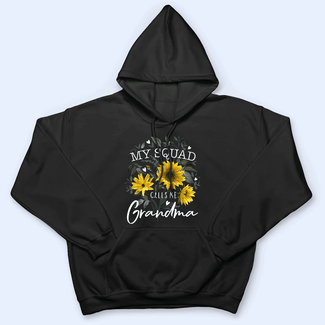 My Squad Calls Me Grandma - Personalized Custom T Shirt - Birthday, Loving, Funny Gift for Grandma/Nana/Mimi, Mom, Wife, Grandparent - Suzitee Store