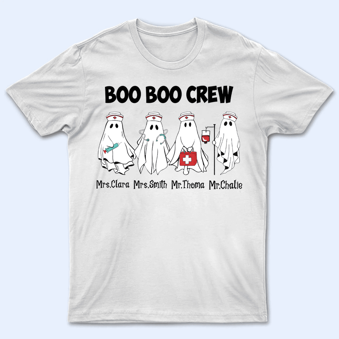 Personalized Night Shift Squad Halloween Shirt t-shirt, alternate view 3