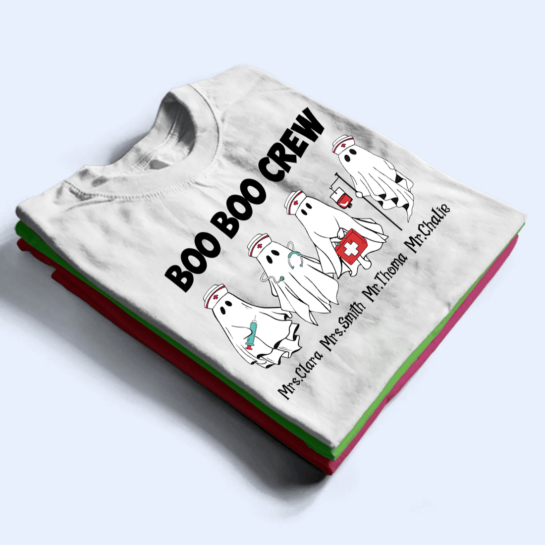 Personalized Night Shift Squad Halloween Shirt t-shirt, alternate view 4