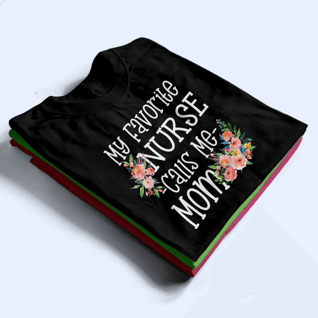 Personalized Nurse Mom t-shirt, alternate view 2