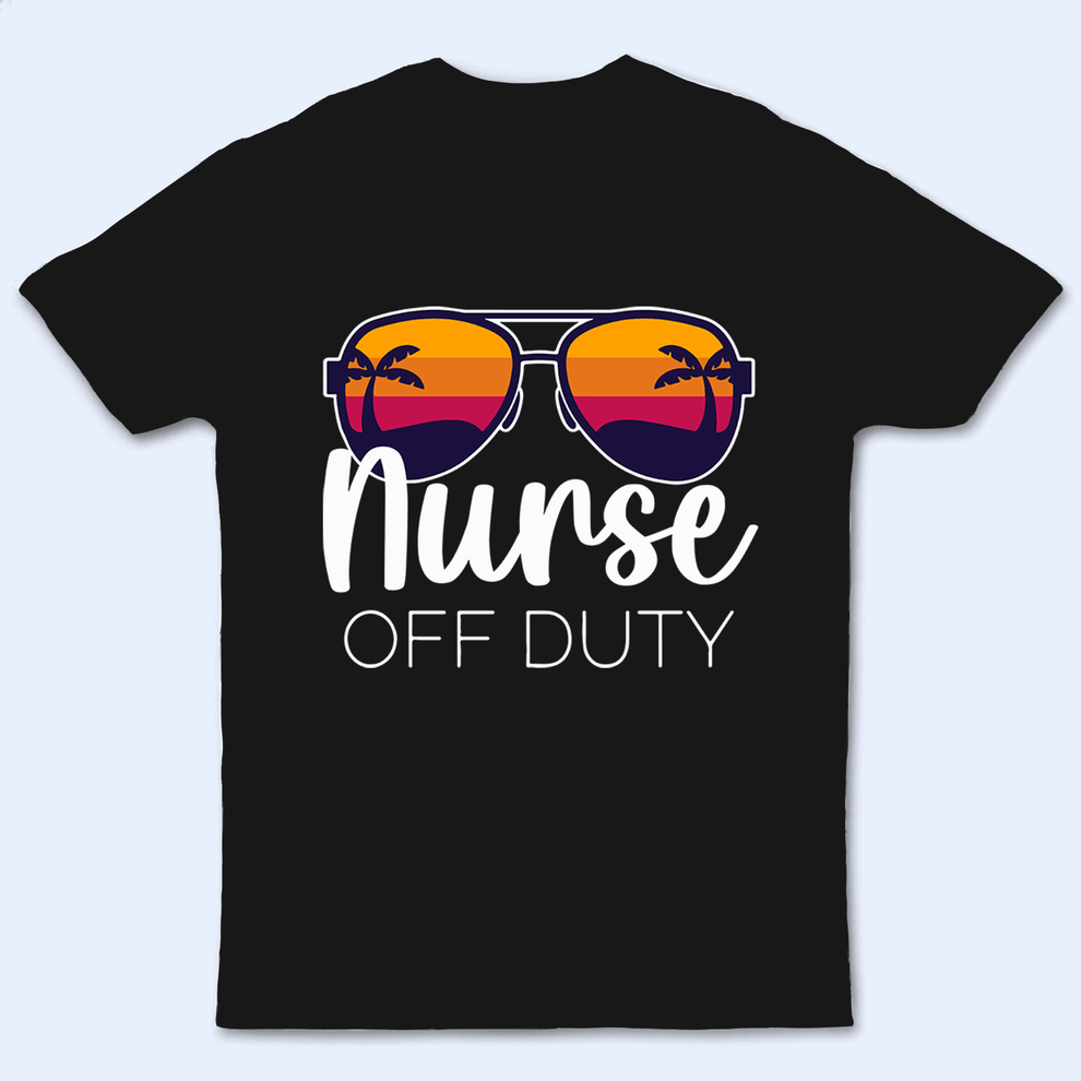 Personalized Nurse Off Duty t-shirt, main view