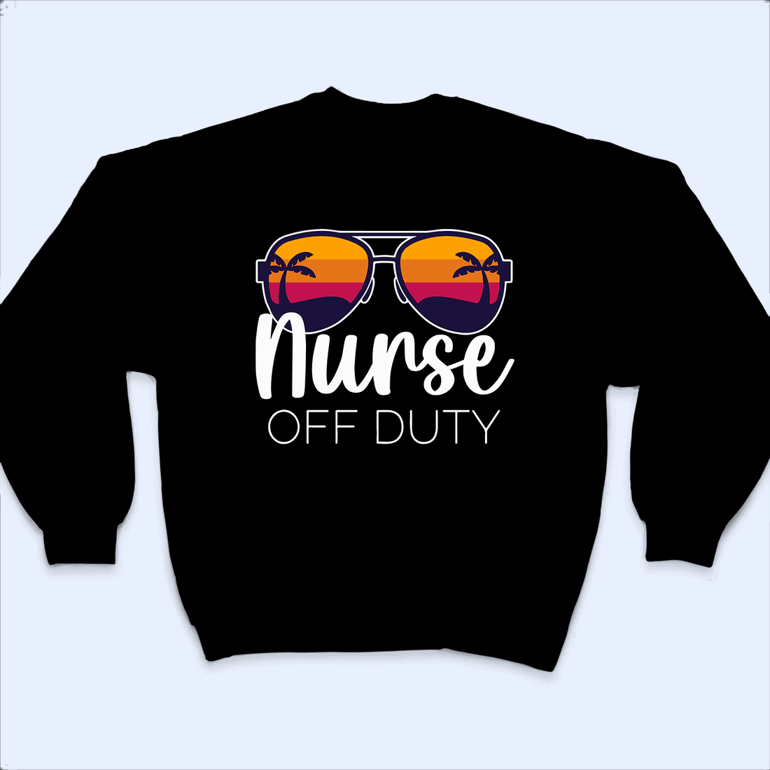 Personalized Nurse Off Duty t-shirt, alternate view 4