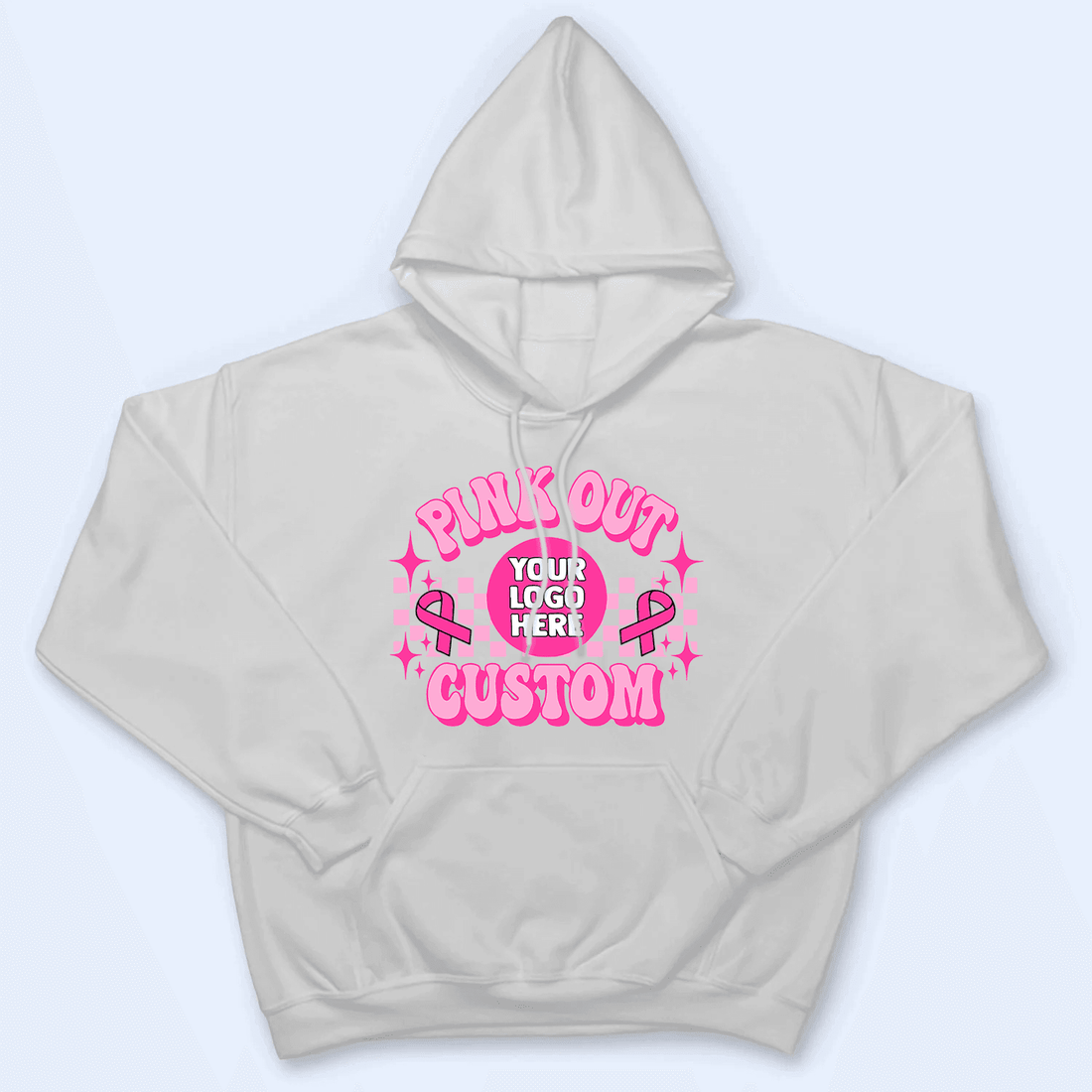 Custom Photo Pink Out Breast Cancer School Team Spirit t-shirt, alternate view 5