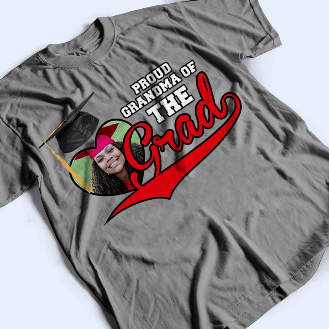 Custom Photo Proud Family Of The Class Of 2026 Graduate Senior t-shirt, alternate view 4
