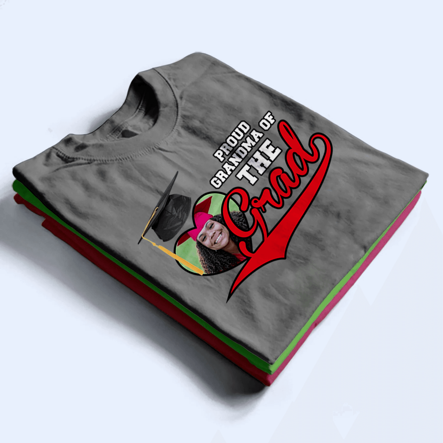 Custom Photo Proud Family Of The Class Of 2026 Graduate Senior t-shirt, alternate view 5