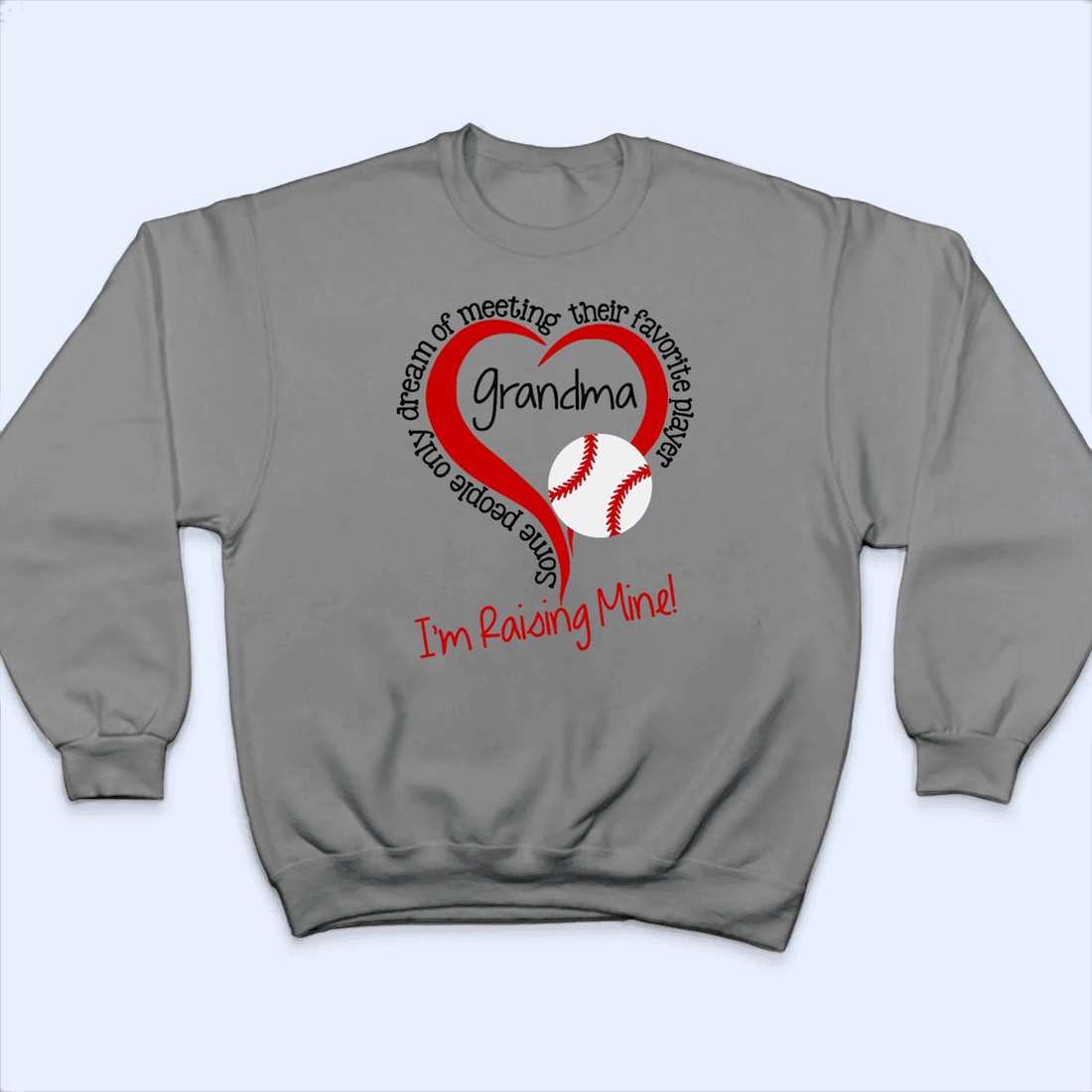 Raising my Favorite Player - Personalized Custom T Shirt - Birthday, Loving, Funny Gift for Grandma/Nana/Mimi, Mom, Wife, Grandparent - Suzitee Store