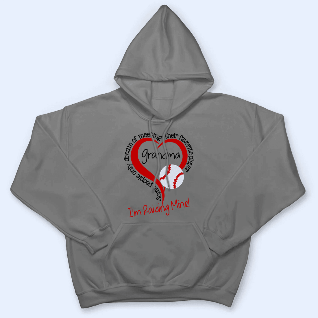 Raising my Favorite Player - Personalized Custom T Shirt - Birthday, Loving, Funny Gift for Grandma/Nana/Mimi, Mom, Wife, Grandparent - Suzitee Store