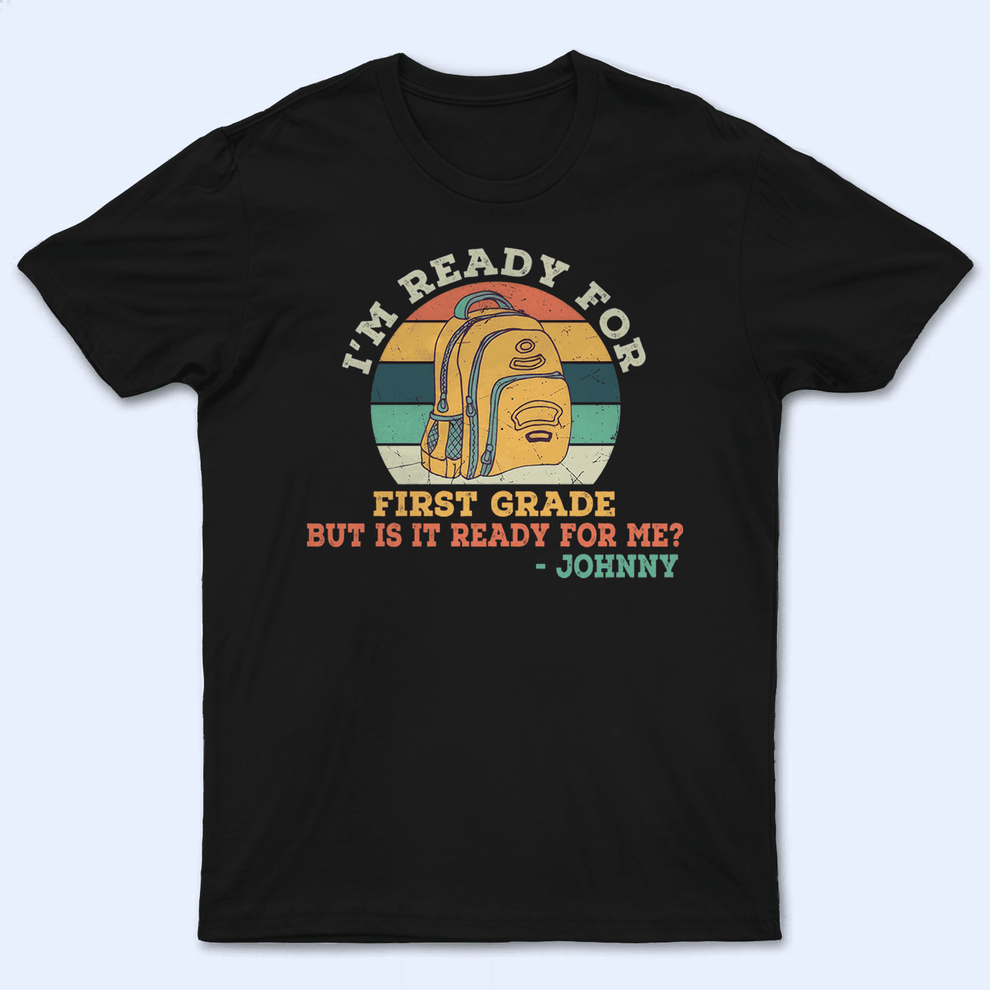 Custom Tshirt for Kids Back to School, Ready For School youth t-shirt, main view