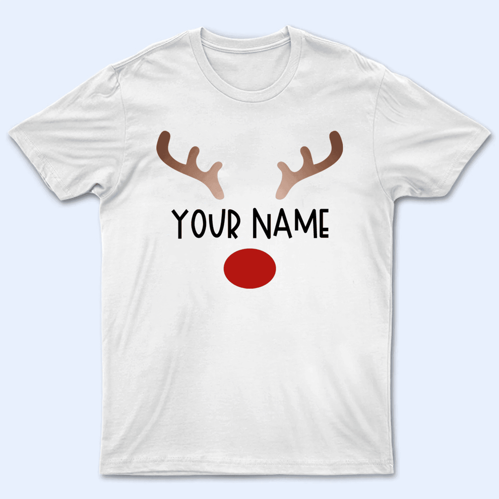 Red Nosed Reindeer - Personalized Custom T Shirt - Birthday, Loving, Funny Gift for Grandma/Nana/Mimi, Mom, Wife, Grandparent - Suzitee Store