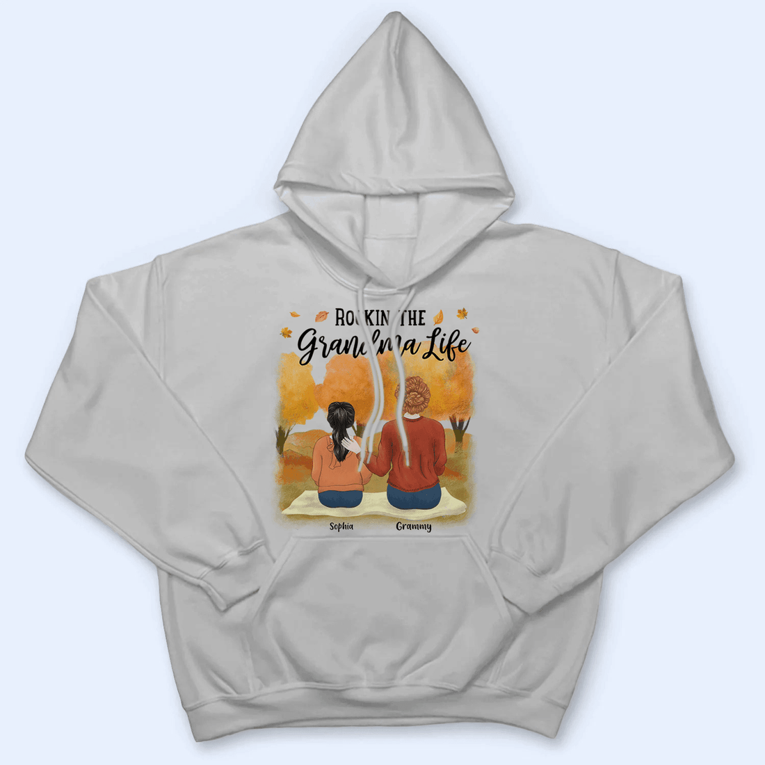 Rockin the Grandparent Life - Personalized Custom T Shirt - Birthday, Loving, Funny Gift for Grandparent, Grandma & Grandpa - Suzitee Store