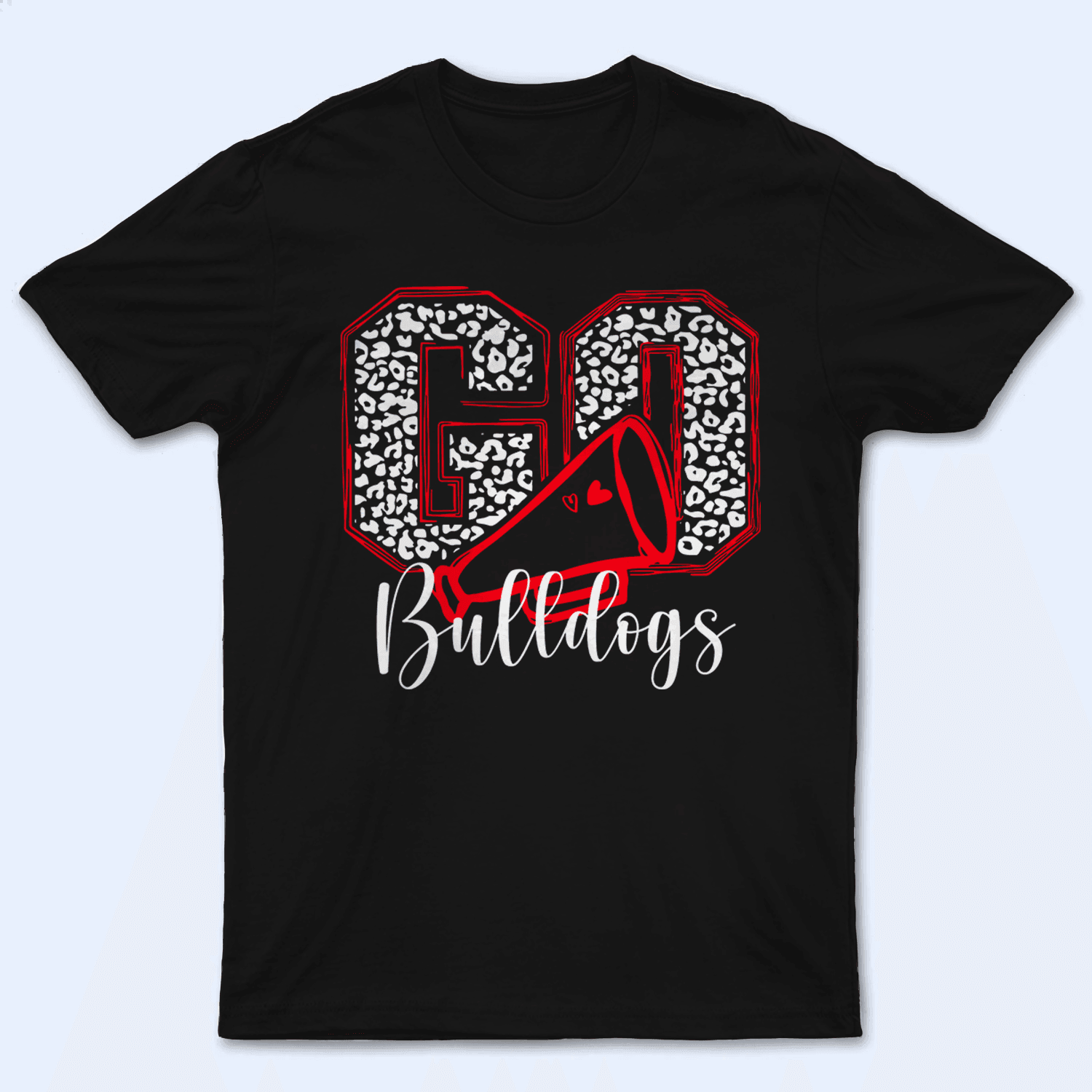 School Mascot Leopard Print - Sports/School Spirits Personalized Custom T Shirt - Birthday, Loving, Funny Gift for Teacher, Kindergarten, Preschool, Pre K, Paraprofessional - Suzitee Store