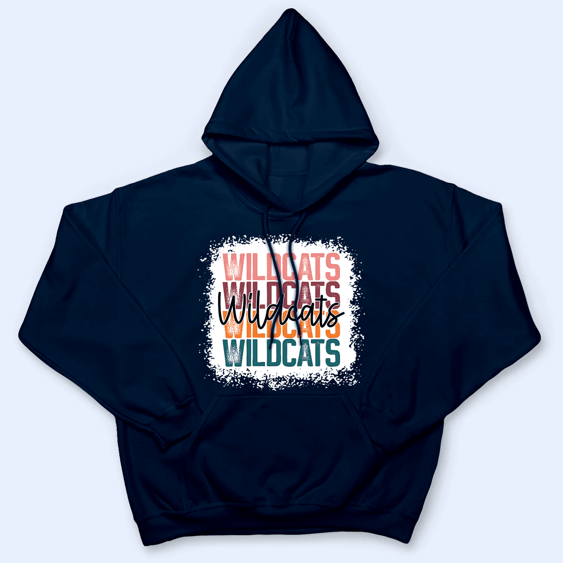 Personalized School Mascot Stacked Script t-shirt, alternate view 3