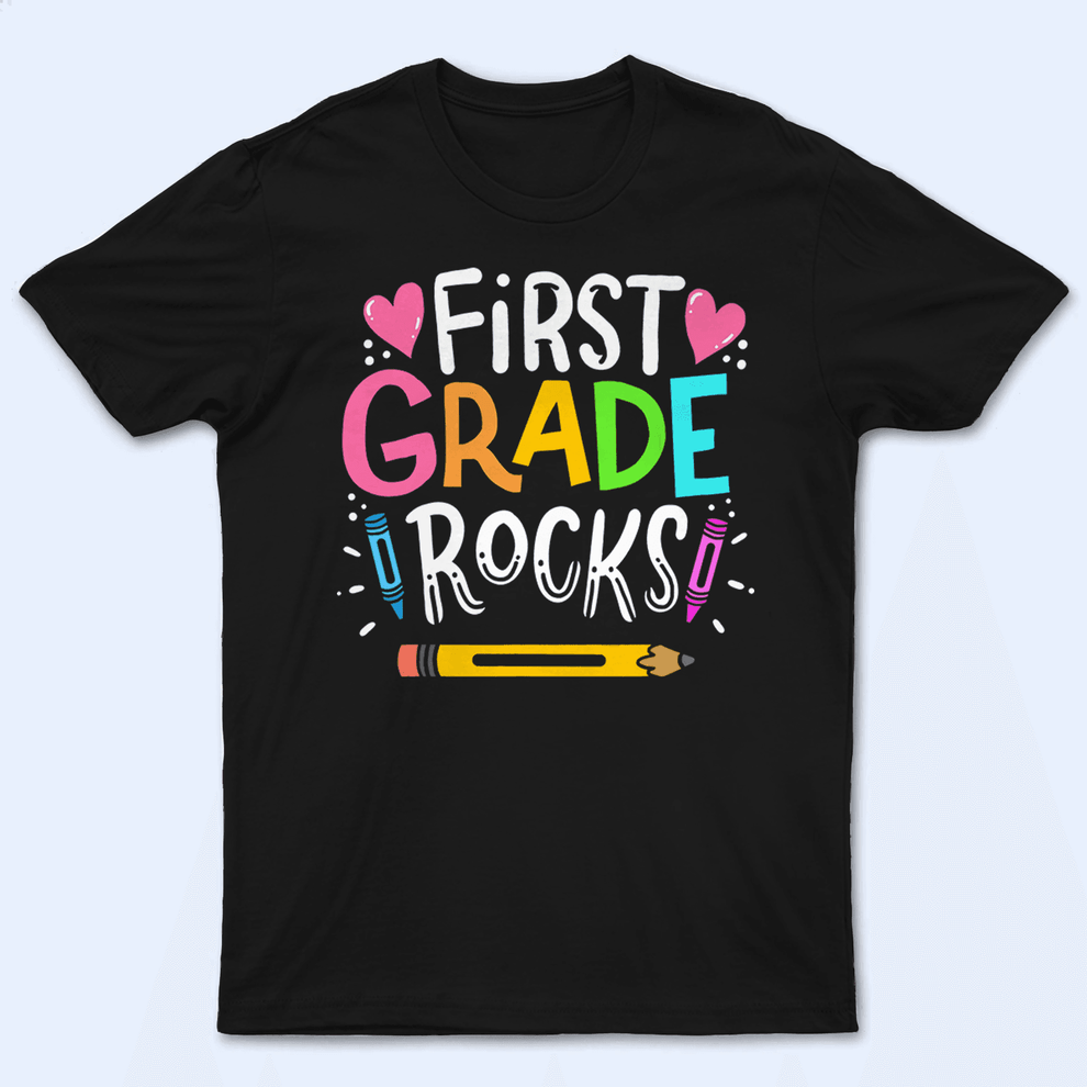Personalized School Rocks! t-shirt, main view