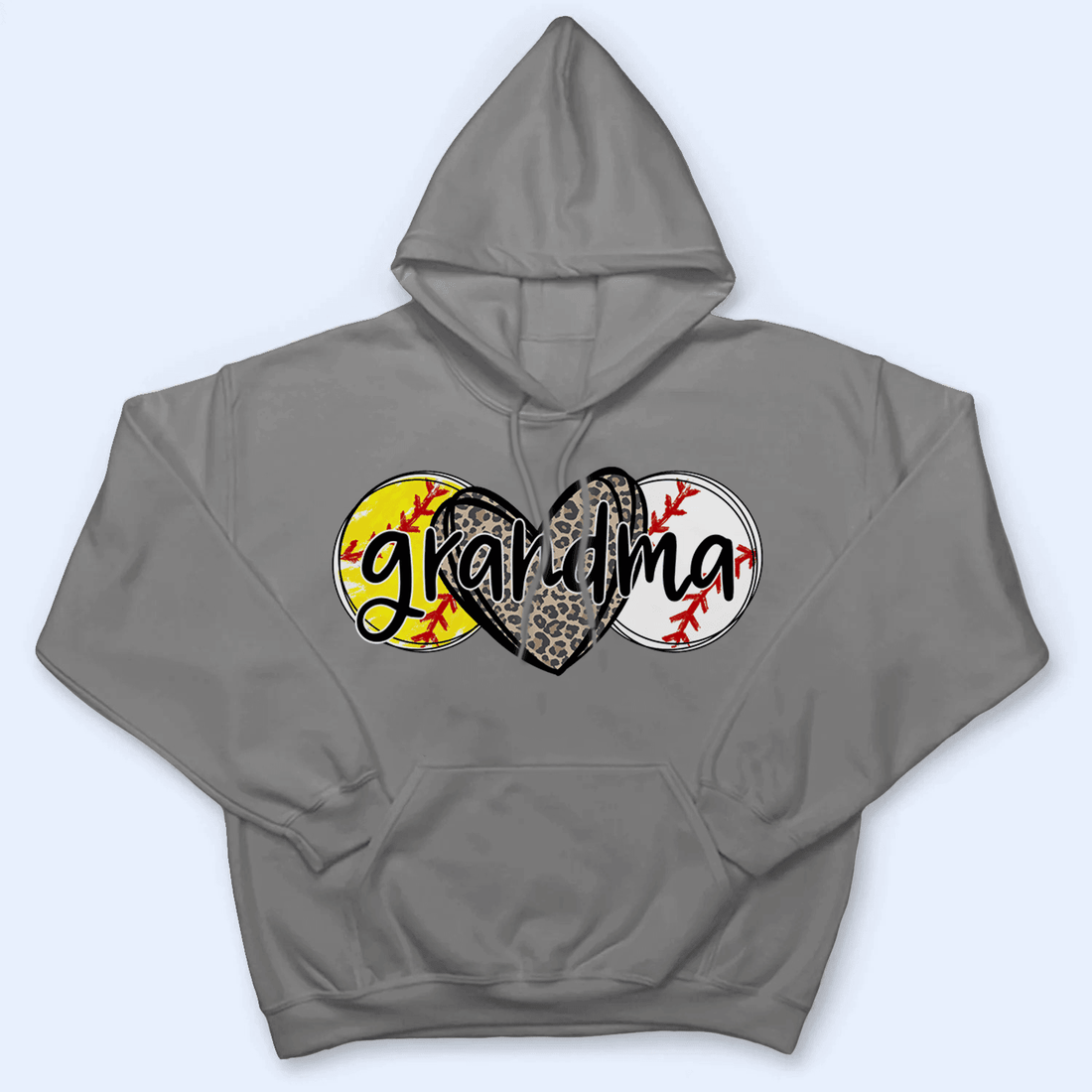 Sport Grandma - Personalized Custom T Shirt - Birthday, Loving, Funny Gift for Grandma/Nana/Mimi, Mom, Wife, Grandparent - Suzitee Store