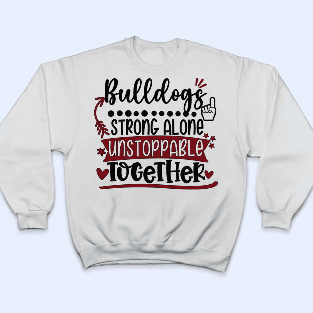 Personalized Strong Alone Unstoppable Together Mascot t-shirt, alternate view 4