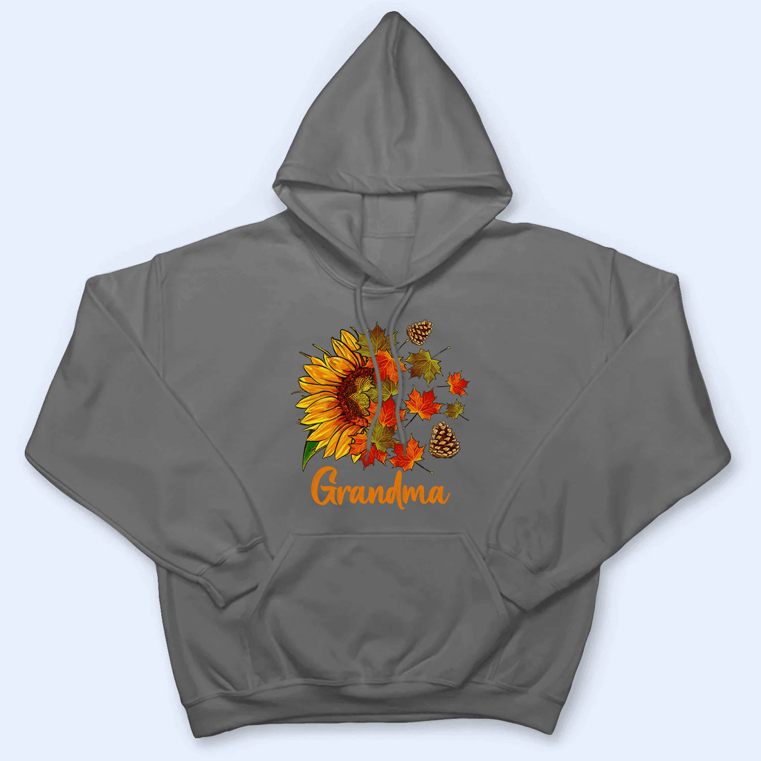 Sunflower Fall - Personalized Custom T Shirt - Halloween, Loving, Funny Gift for Grandma/Nana/Mimi, Mom, Wife, Grandparent - Suzitee Store