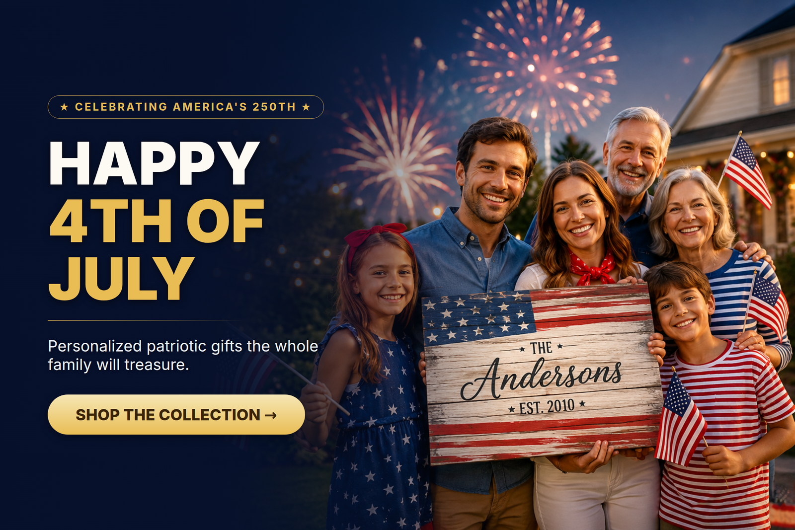 4th of July banner