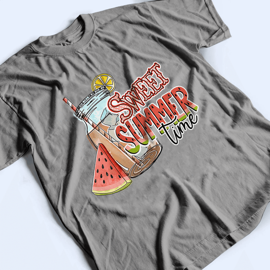 Personalized Sweet Summer Time t-shirt, alternate view 3