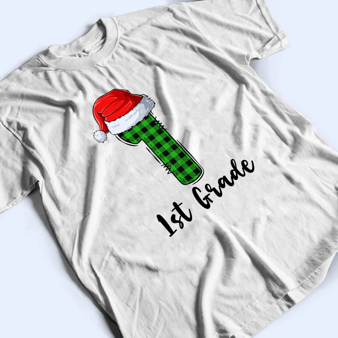 Personalized T is for Teacher t-shirt, alternate view 4