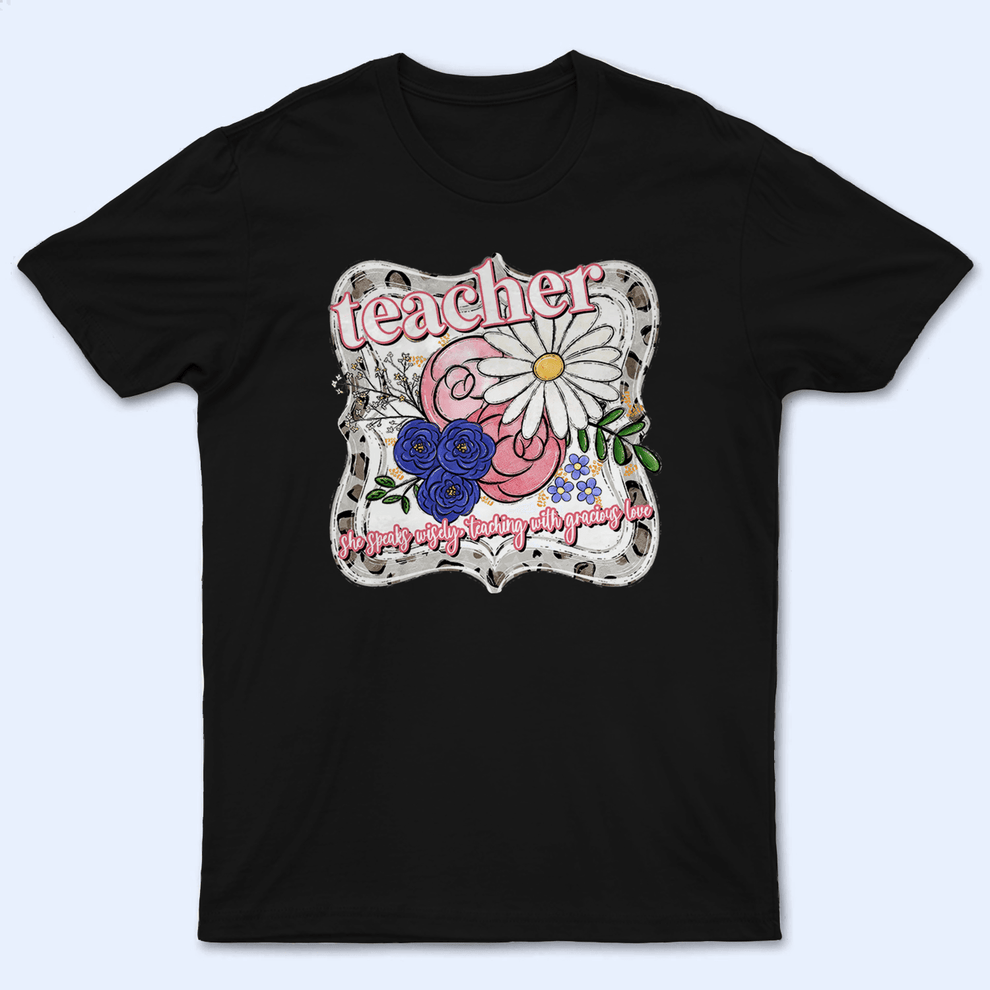 Personalized Teacher Favorite Quote t-shirt, main view