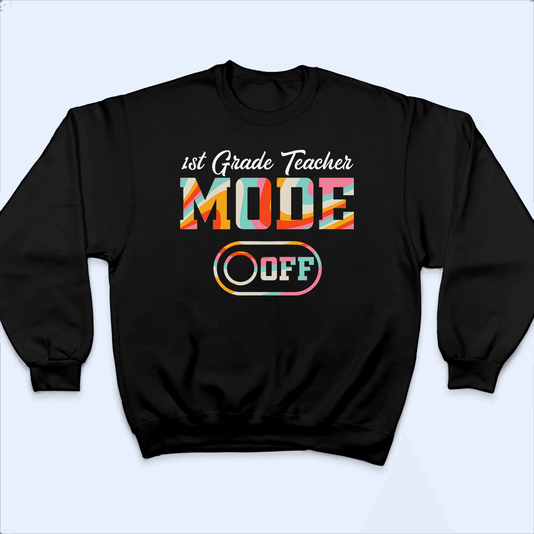 Personalized Teacher Mode t-shirt, alternate view 4