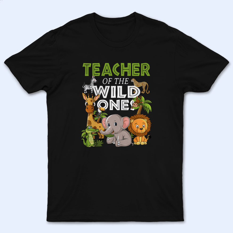 Personalized Teacher of Wild Ones t-shirt, main view
