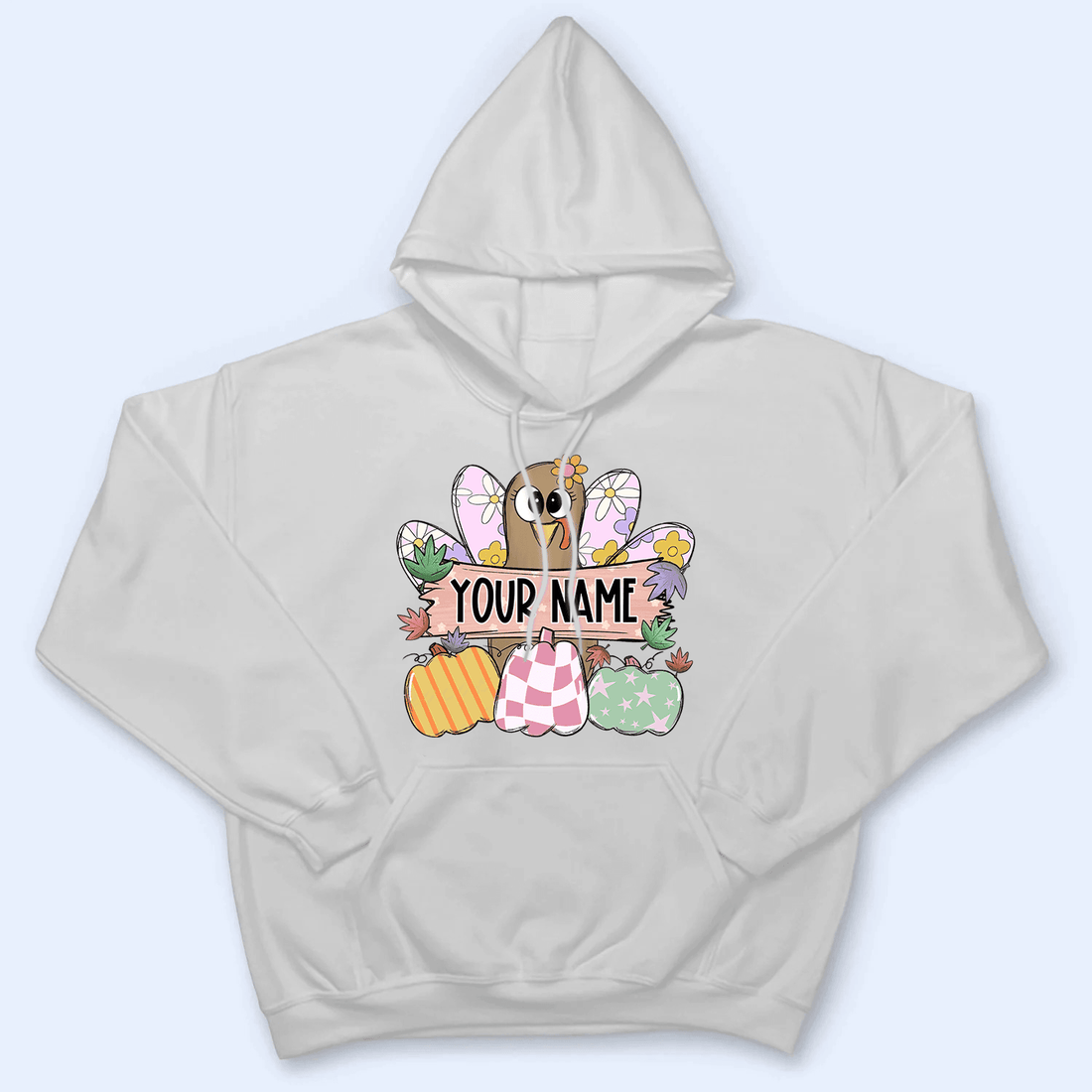 Personalized Thanksgiving Fall Turkey t-shirt, alternate view 5