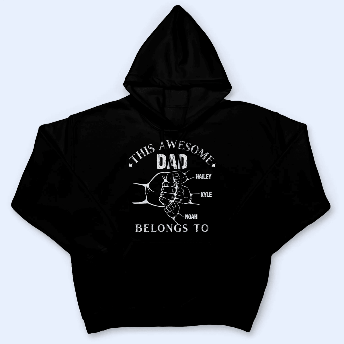 This Awesome Dad Belong To - Personalized Custom T Shirt - Birthday, Loving, Funny Gift for Grandfather/Dad/Father, Husband, Grandparent - Suzitee Store