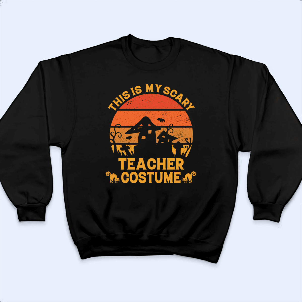 This Is My Scary Costume - Personalized Custom T Shirt - Birthday, Loving, Funny Gift for Teacher, Kindergarten, Preschool, Pre K, Paraprofessional - Suzitee Store