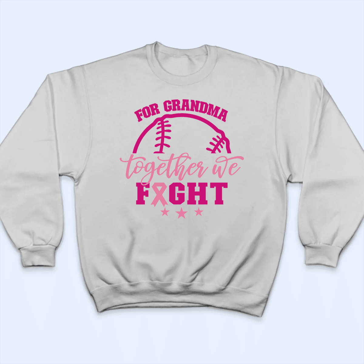 Together We Fight - Personalized Custom T Shirt - Birthday, Loving, Funny Gift for Grandma/Nana/Mimi, Mom, Wife, Grandparent - Suzitee Store