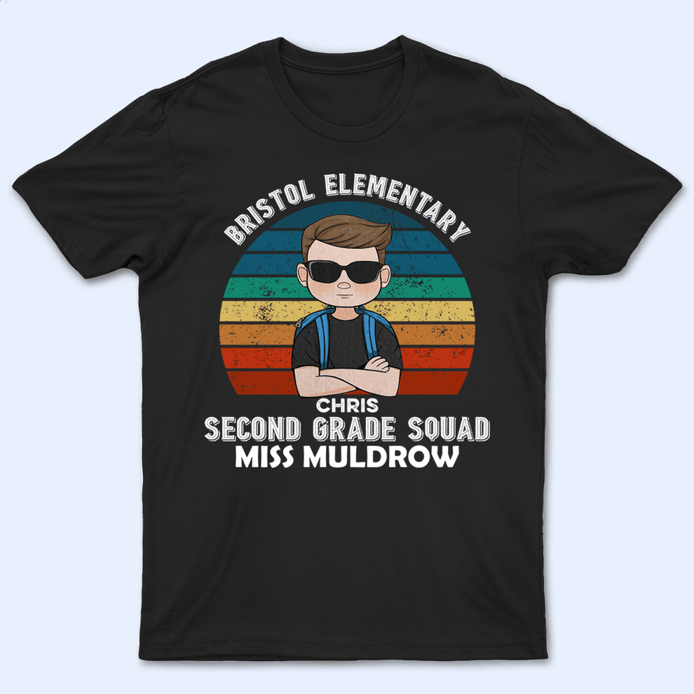 Personalized Welcome Back To School, First 1st Day Of School t-shirt, main view