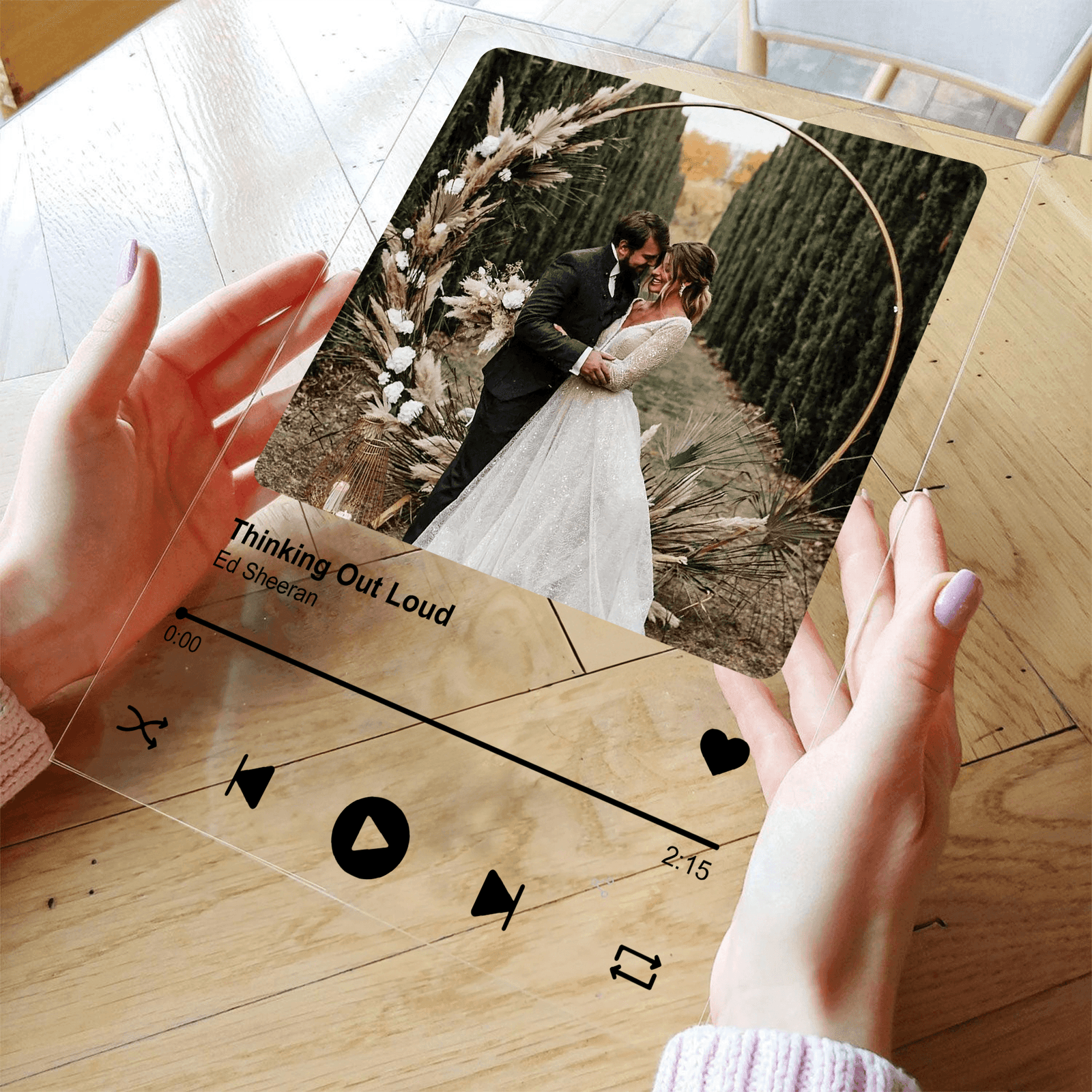 Your Favorite Song and Music - Personalized Custom Vertical Acrylic Plaque - Family, Couple Gift For Her/Him, Husband, Wife, Boyfriend, Girlfriend, Daughter, Son, Best Friends - Suzitee Store